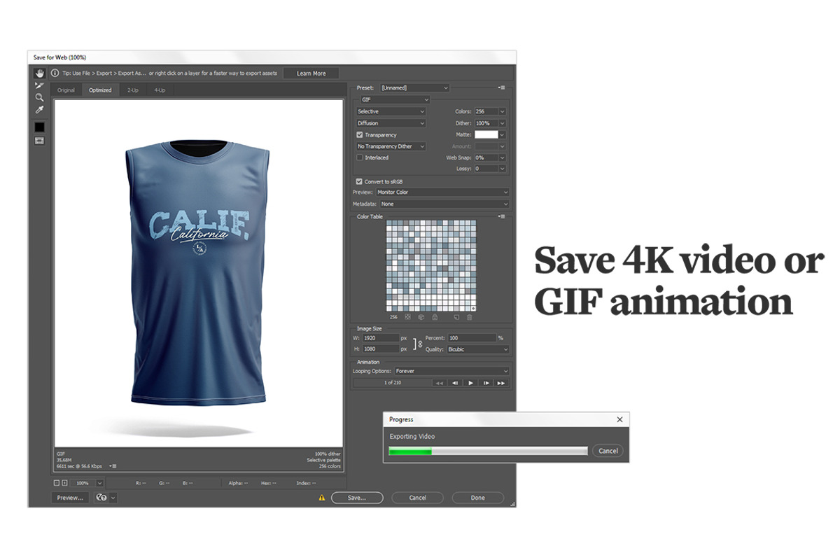 Sleeveless Shirt Animated Mockup, a Shirt Mockup by rebrandy (Photo 9 of 11)