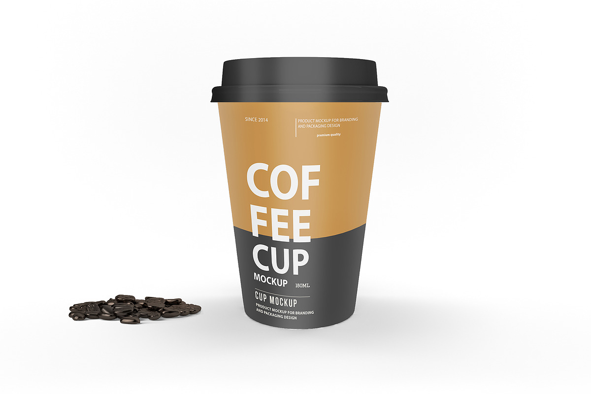 Coffee Cup Mockup Pack, a Cups & Container Mockup by Nina Shaw (Photo 1 of 8)