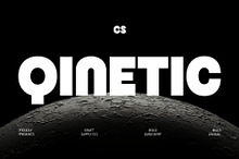 CS Qinetic – Bold Font