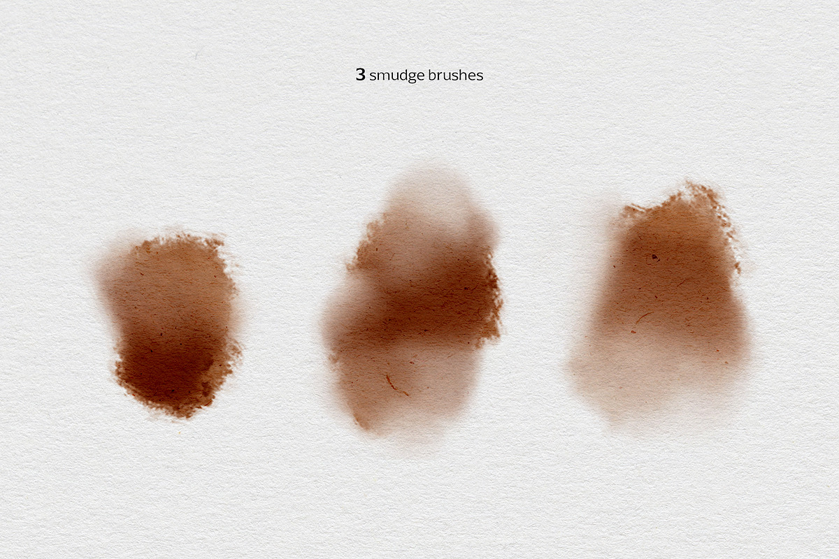 Realistic watercolor brushes - PS, a Brush Add-On by Jenteva Art (Photo 4 of 11)