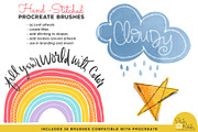 Hand-Stitched Procreate Brushes, a Brush Add-On by Studio Kitsch (Thumbnail 2 of 7)