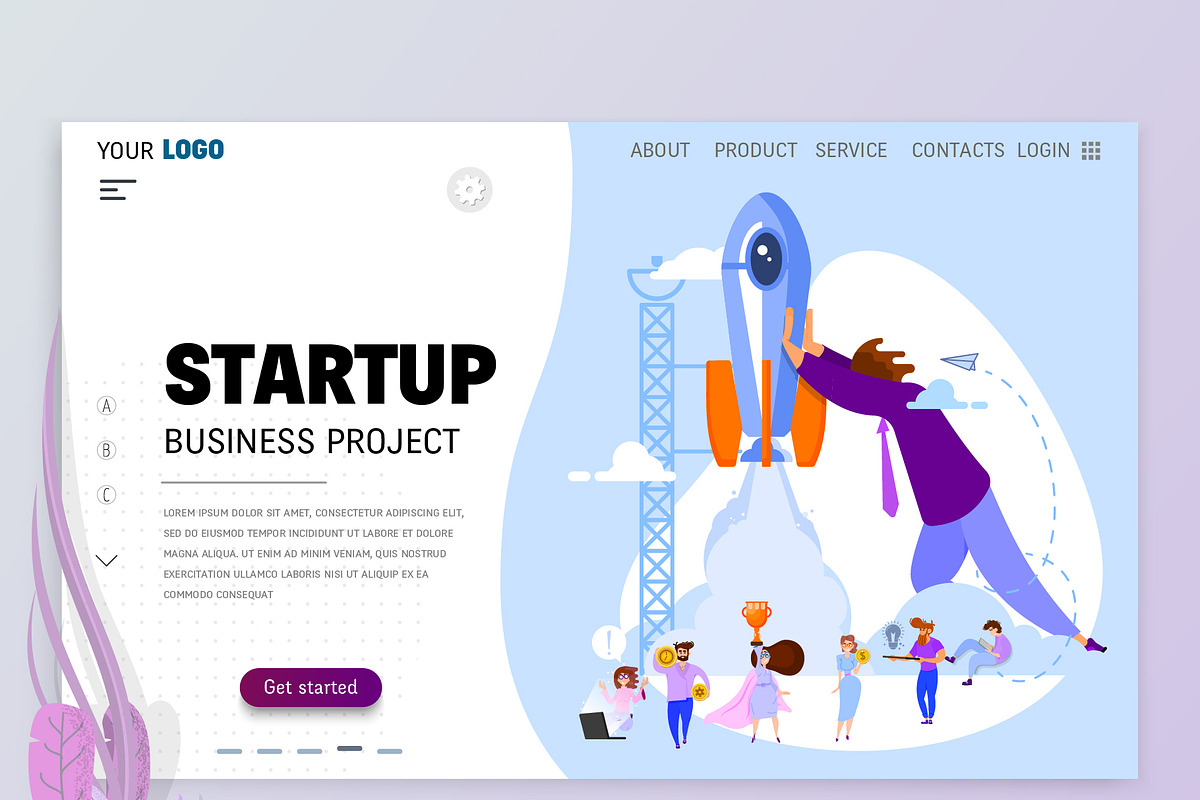 30 Landing Page Templates, a Templates & Theme by zao4nik (Photo 9 of 19)