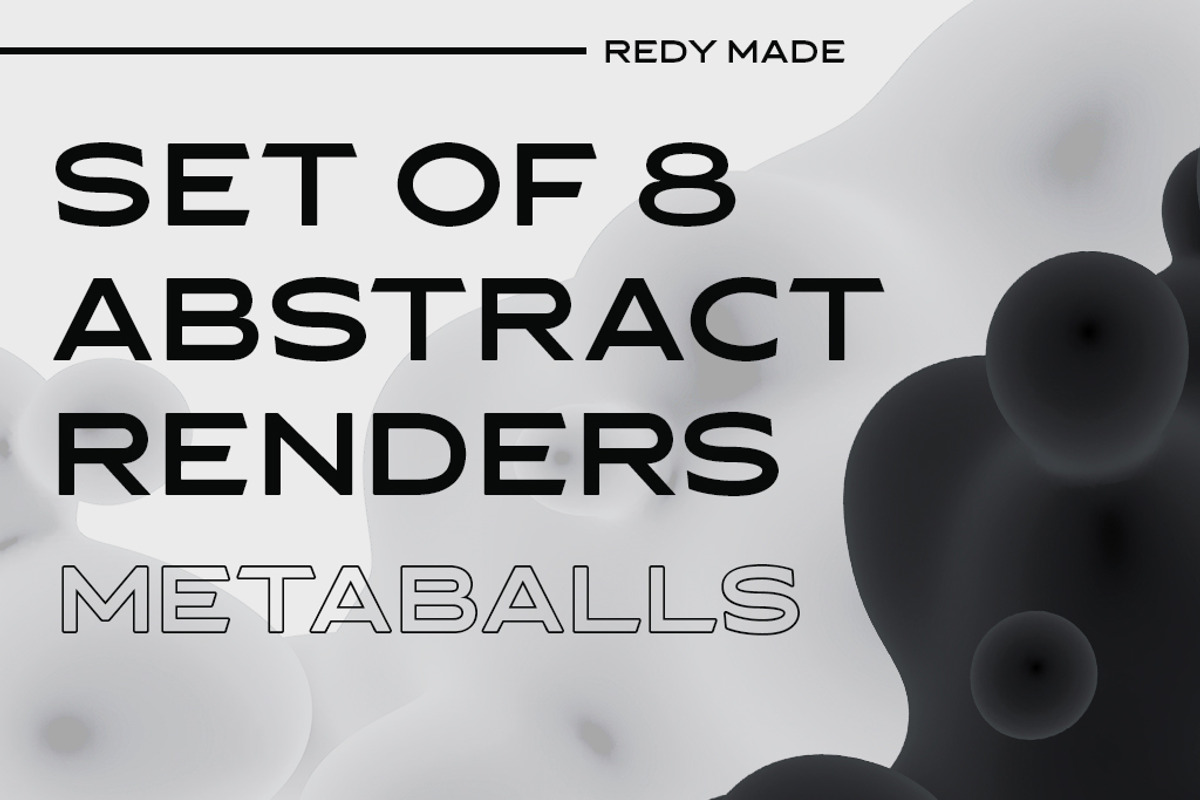 3d metaballs, an Object Graphic by ghost friend's shop (Photo 1 of 3)