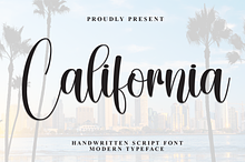 California | Script Font