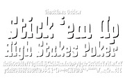 Ghost Town - old west poster font, a Slab Serif Font by Comicraft Fonts (Thumbnail 4 of 5)