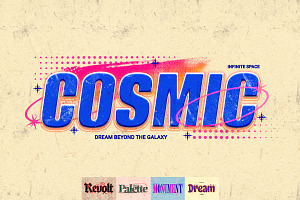 Retro Risoprint Vintage Text Effect