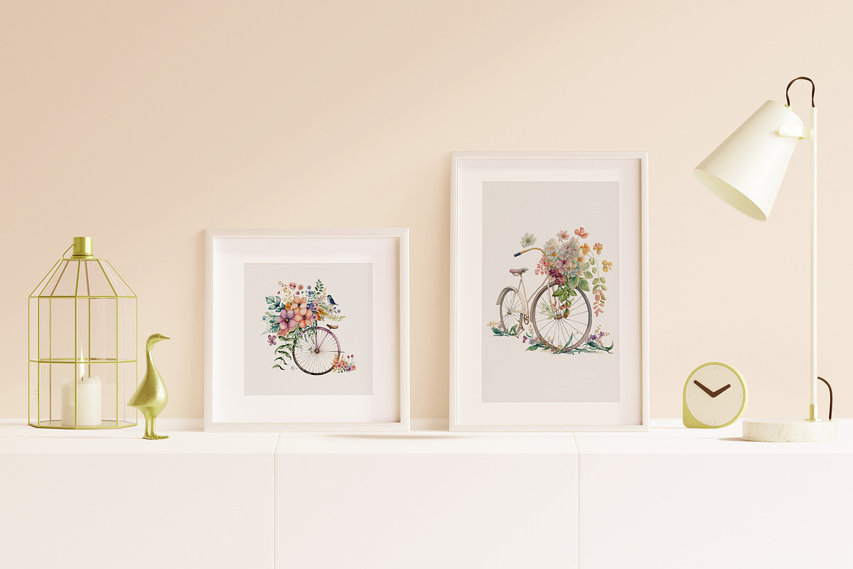 Romantic flower clipart bundle, a Decorative Illustration by Vasmila (Photo 3 of 21)