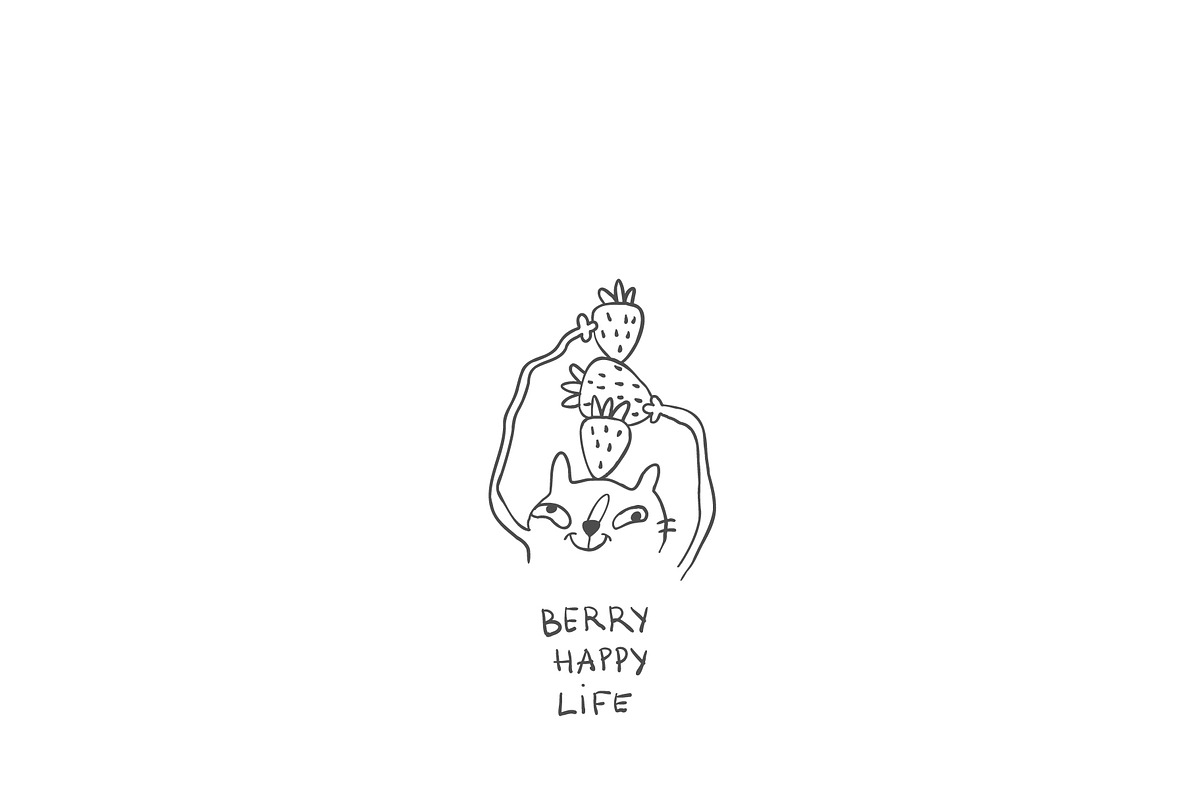 Strawberry Cats, a Graphic by Anastasiya Klempach (Photo 11 of 13)
