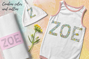 Handdrawn alphabet inspired by Sea, a Decorative Illustration by Pippi Draws (Thumbnail 8 of 13)