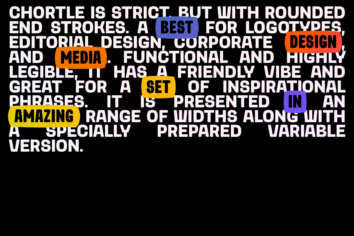 Chortler Display Font Family, a Sans Serif Font by FansyType (Photo 4 of 9)