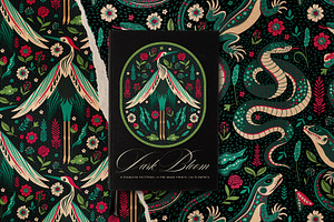 Mystic Forest Dark Floral Bundle