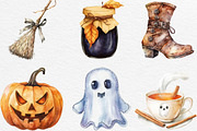 Soft Rustic Halloween Clipart, an Illustration by Black Bird Studio (Thumbnail 5 of 6)