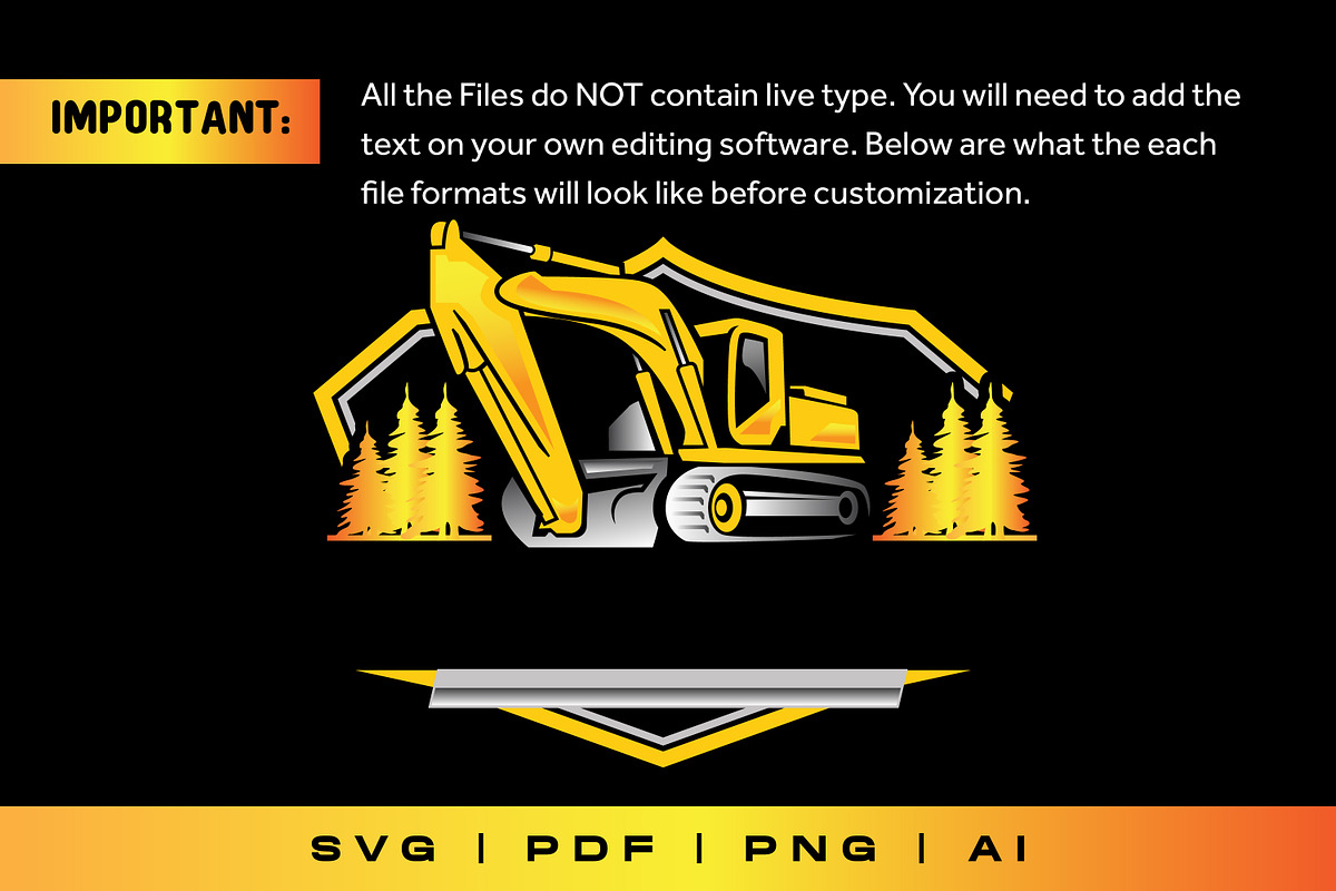 Excavator Heavy Vehicle Logo, a Branding & Logo Template by Guavanaboy (Photo 2 of 4)