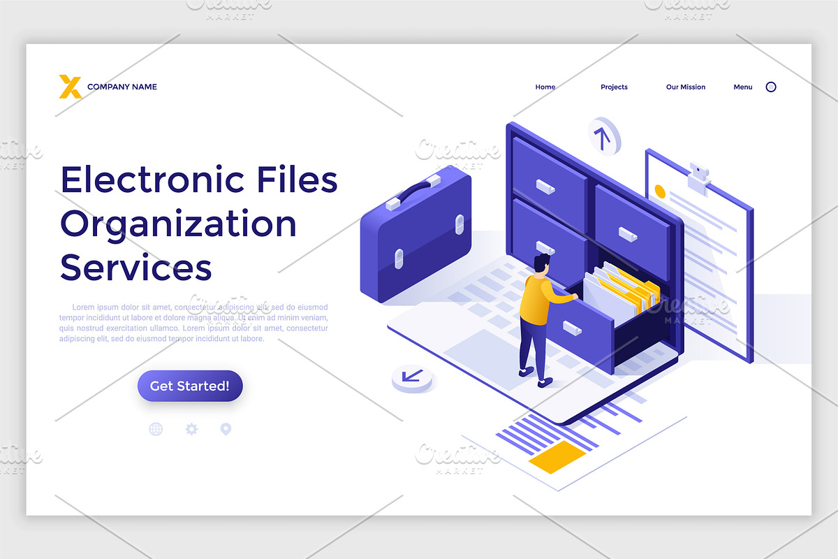 Isometric Solutions Mini. Part 17, a Templates & Theme by Andrew Kras Design (Photo 3 of 11)