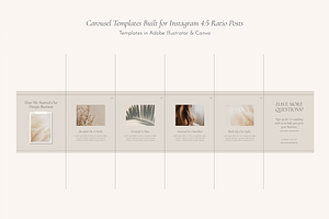 Olive Instagram Carousel Templates