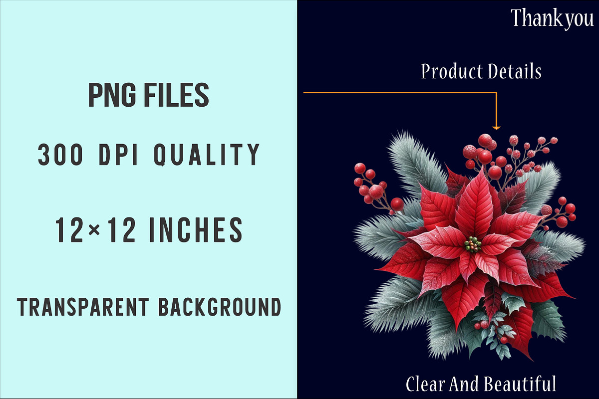 Christmas Clipart Png, an Illustration by SinaCreation (Photo 4 of 5)