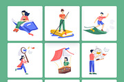 Thematic Illustrations, a Person Illustration by Vectors Market (Thumbnail 10 of 24)