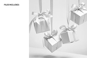 Four Hanging Gifts Mockup, a Packaging Mockup by creatsy5 (Thumbnail 2 of 6)