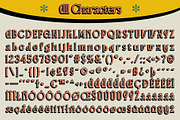 Advine 3D, a Serif Font by Craft Supply Co. (Thumbnail 8 of 8)