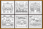 Relaxing Christmas Coloring Book, a Seasonal Illustration by protabsorkar11 (Thumbnail 4 of 4)