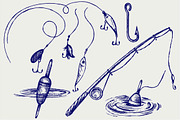 Fishing sports, an Object Illustration by LineworkStock (Thumbnail 1 of 3)