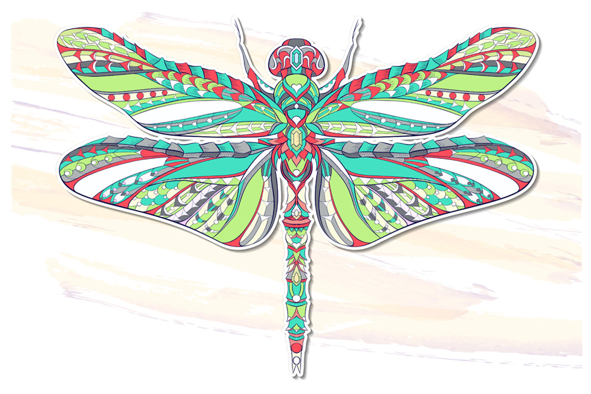 Ethnic Collection: Dragonfly, an Animal Illustration by ArtoJoy (Photo 3 of 5)