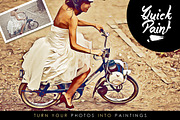 Quick Paint & Cartoonize PS Action, an Action Add-On by PremadePixels.com (Thumbnail 1 of 5)