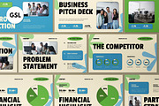 Business Pitch Deck Google Slide, a Presentation Template by graphicook (Thumbnail 1 of 4)