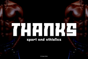 Fugtan Sporty Font, a Sans Serif Font by QR Design Studio (Thumbnail 8 of 8)