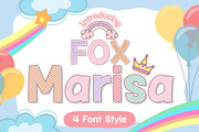 Fox Marisa 4 Font Style, a Handwritten Font by Fox7 By Rattana (Thumbnail 1 of 11)