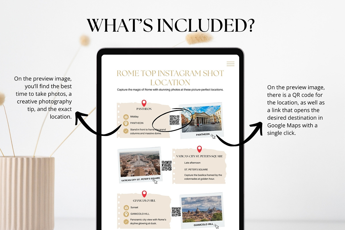 Rome Travel Itinerary Template, a Magazine Template by Pulsecolor (Photo 7 of 9)