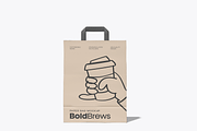 Paper Bag Branding Set Mockup, a Packaging Mockup by graphicsauce (Thumbnail 2 of 3)