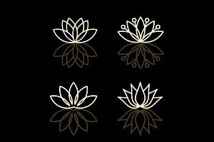 Lotus, conceptual flowers