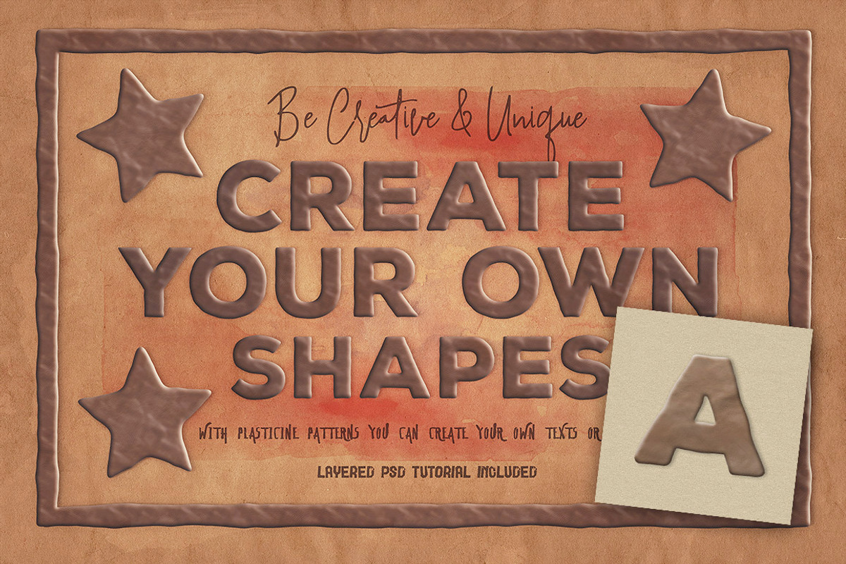 Plasticine Typography Creator, a Background Graphic by TVartworks (Photo 18 of 42)