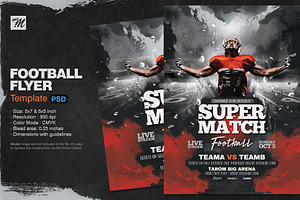 Football Super Match Flyer