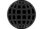 Globe & World Map Silhouette Bundle, a Technology Illustration by balal (Thumbnail 11 of 13)