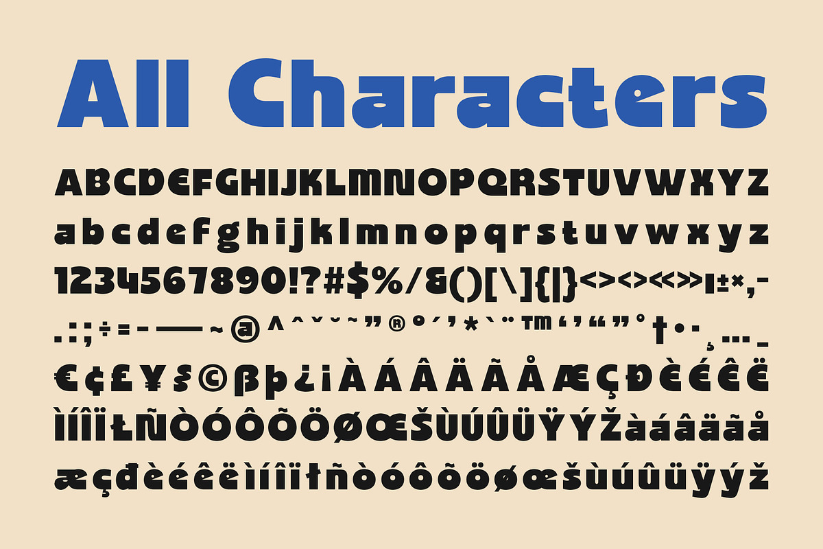 CS Genista – Bold Font, a Sans Serif Font by Craft Supply Co. (Photo 8 of 8)