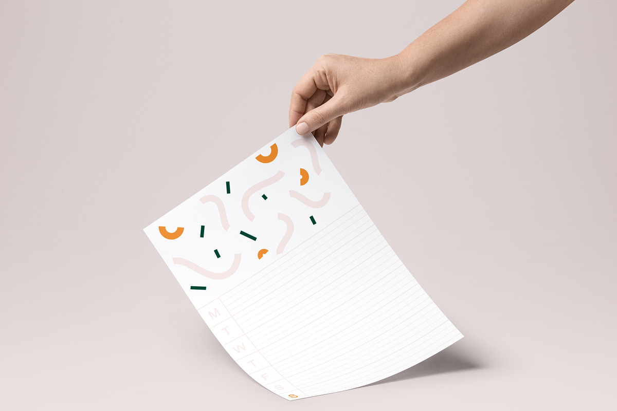 Weekly planner, a Stationery Template by Derenskaya (Photo 4 of 6)