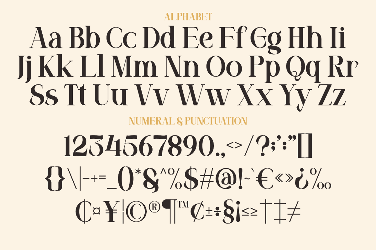 Lamcho - Serif Display Typeface, a Serif Font by MaikoHatta (Photo 5 of 8)