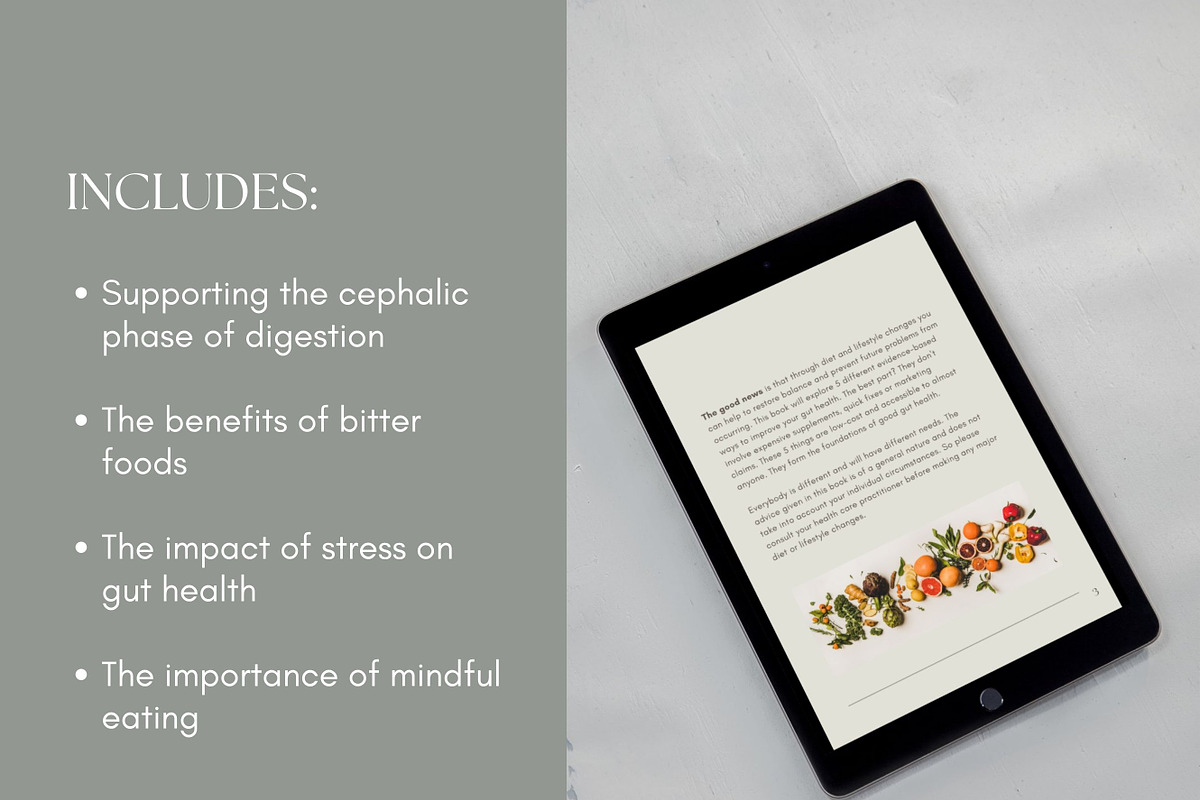 Gut Ebook Canva Template, a Presentation Template by Naturopath Hub (Photo 4 of 9)