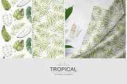 Tropical watercolor collection., a Pattern Graphic by BrushArtDesigns (Thumbnail 7 of 13)