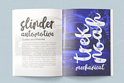 Black Cloud (3 Handmade), a Script Font by Fontastic (Thumbnail 3 of 7)