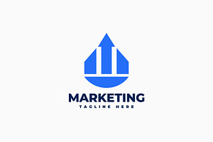 Real Estate Marketing Logo, a Branding & Logo Template by Zeer Graphic