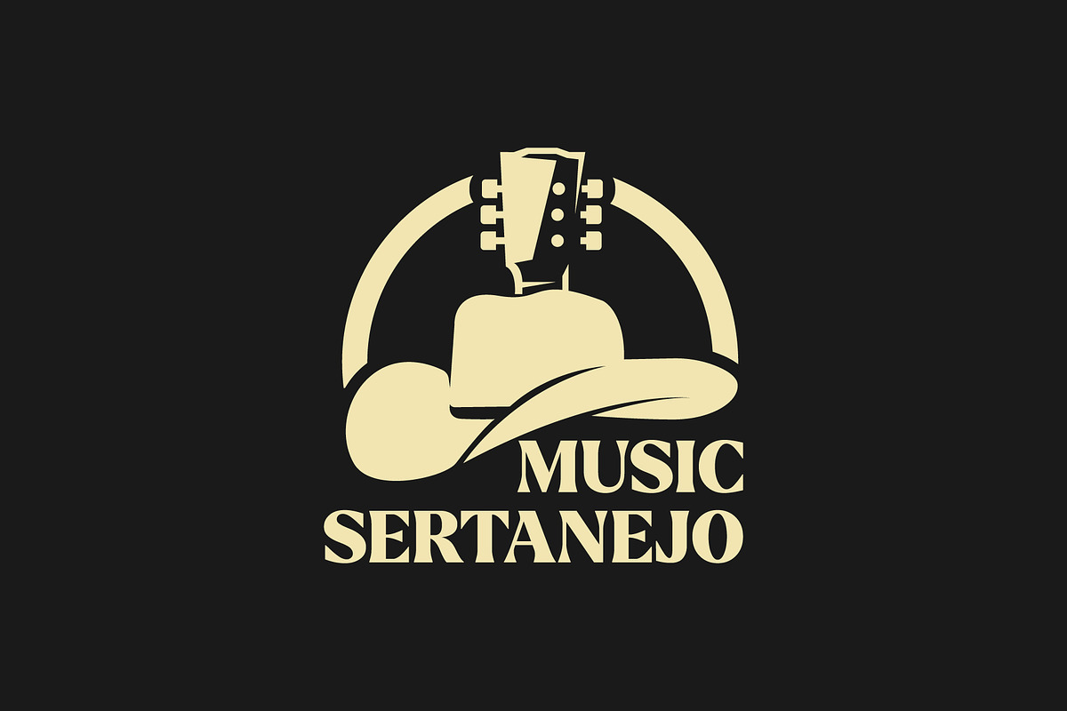 Country music logo, a Branding & Logo Template by bilalanwal (Photo 1 of 2)