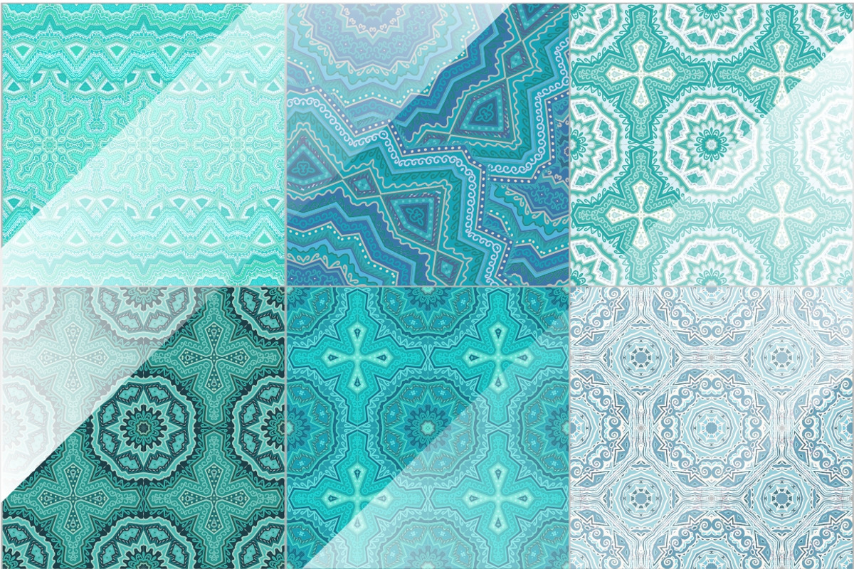 55 seamless mosaic patterns preview 5