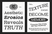 Mediore Alt - Distressed Serif Font, a Serif Font by Typeparties (Thumbnail 4 of 9)
