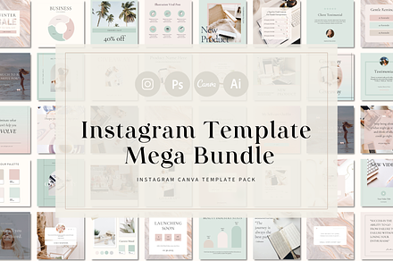 Canva Instagram Template Pack Bundle