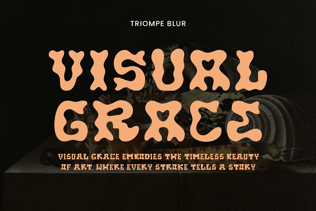 Triompe Blur, a Sans Serif Font by Craft Supply Co. (Photo 7 of 8)