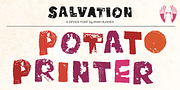 Salvation, a Font by Device (Thumbnail 4 of 6)
