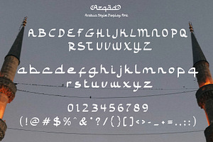 Azqad - Ramadhan Arabic Font